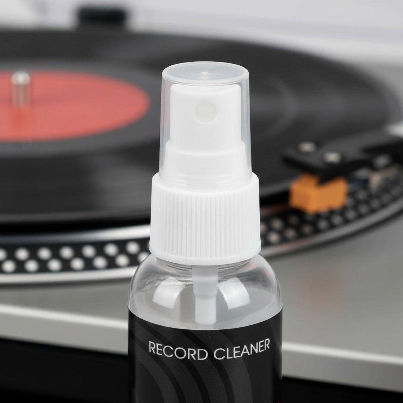 Audio Music Cleaner - ชุดผ้าไมโครไฟเบอร์พร้อมสเปรย์นาโนสำหรับทำความสะอาดแผ่นเสียงไวนิล อุปกรณ์ทำความสะอาดแผ่นเสียงและอุปกรณ์อิเล็กทรอนิกส์